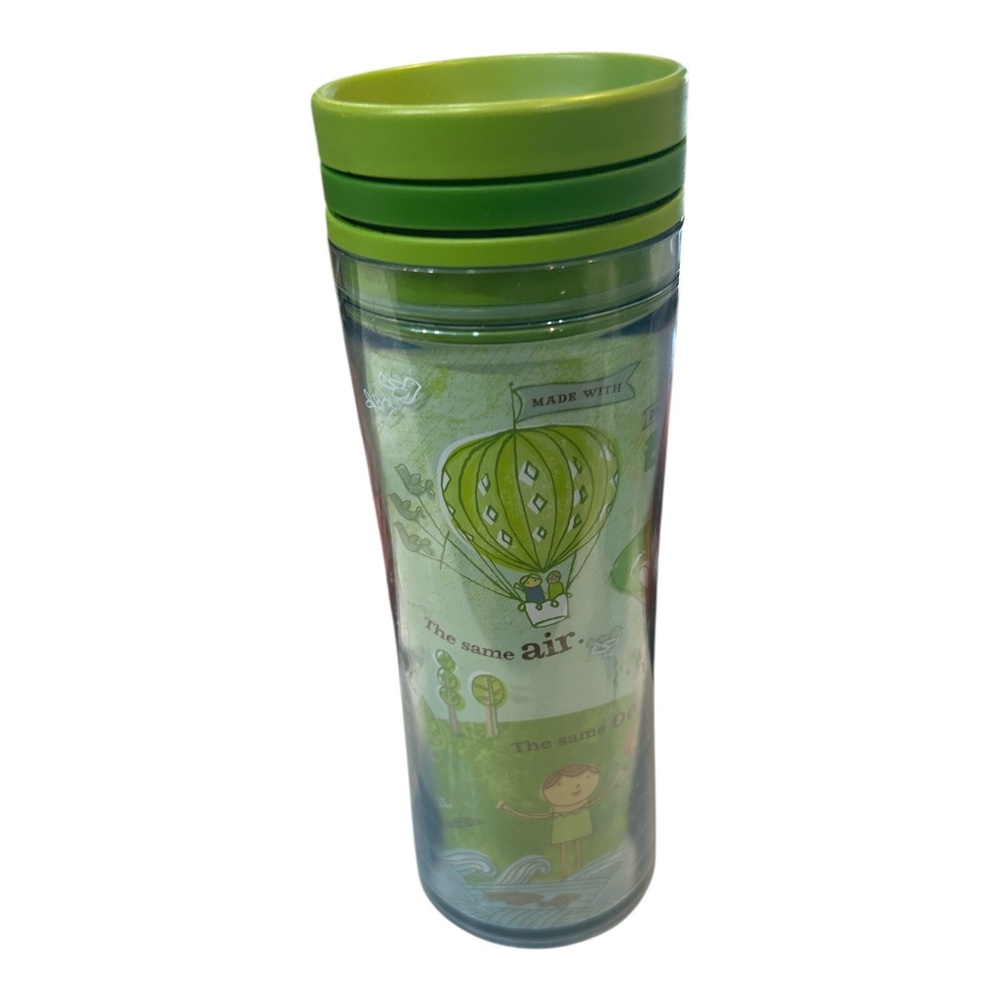 Starbucks Kids 8oz Travel Tumbler 2008 Recycled Theme Rare Collectible Cup